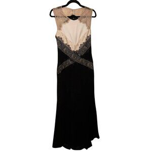 BCBGMaxAzria Aida Open Back Mermaid Evening Gown